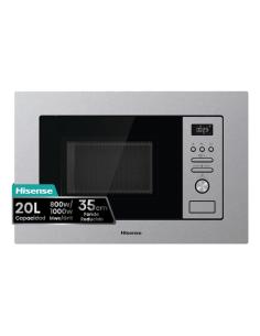 Hisense BIM320G41X microondas Acero inoxidable Microondas combinado Integrado 20 L 800 W