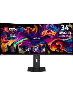 MSI MAG 341CQP QD-OLED X28 pantalla para PC 86,4 cm (34") 3440 x 1440 Pixeles UltraWide Quad HD Negro
