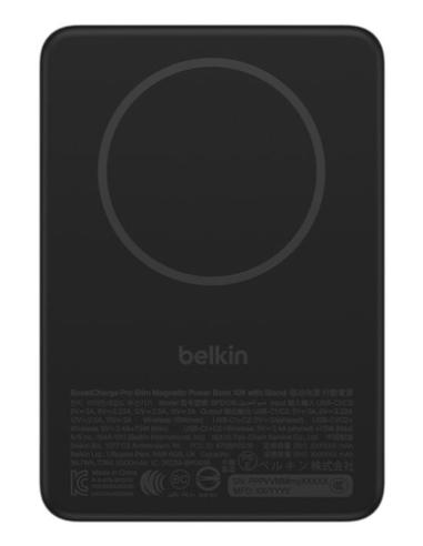 Belkin BPD016HQBK batería externa 5000 mAh Cargador inalámbrico Negro