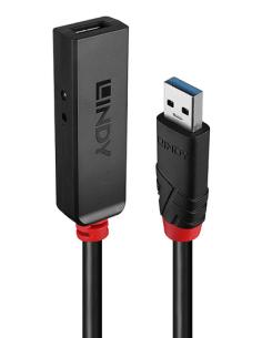 Lindy 43402 hub de interfaz USB 3.2 Gen 1 (3.1 Gen 1) Type-C 5000 Mbit/s Negro