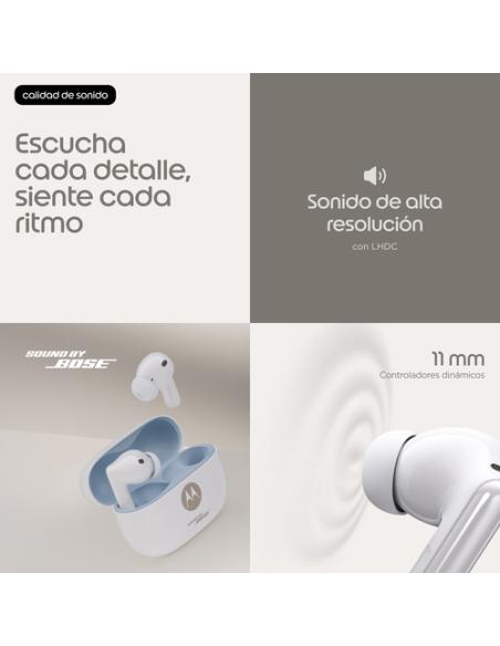 Motorola moto buds 2 plus Auriculares Inalámbrico Dentro de oído Llamadas/Música Bluetooth Blanco