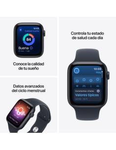 Apple Watch SE (3nd generation) SE 3 (GPS + Cellular) - Caja de aluminio en blanco estrella de 40 mm - Correa deportiva color ar