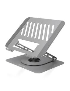 AISENS Soporte de Sobremesa XL Giratorio Ajustable para Portatil / Tablet 10"-17", Gris