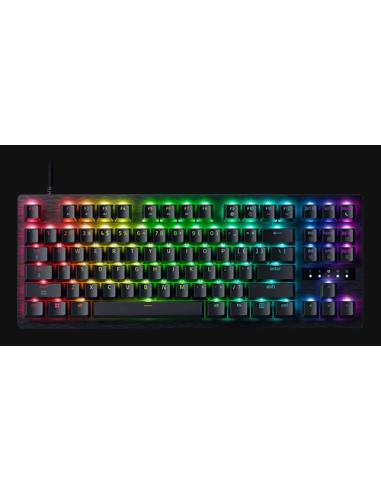 Razer Huntsman V3 Tenkeyless 8KHz teclado Juego USB QWERTY Inglés Negro