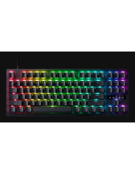 Razer Huntsman V3 Tenkeyless 8KHz teclado Juego USB QWERTY Inglés Negro