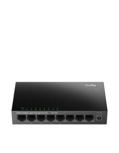 Cudy 8-Port Gigabit Easy-Managed Switch, GS108E 1.0 Gestionado L2 Gigabit Ethernet (10/100/1000) Negro