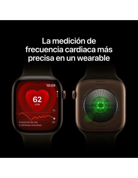 Apple Watch Series 12 (GPS + Cellular) - Caja de aluminio en negro (46 mm) - Correa deportiva negra - Talla M/L