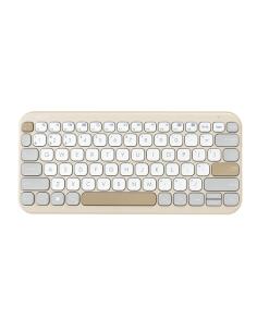 ASUS Marshmallow Keyboard KW100 teclado Hogar Bluetooth QWERTY Español Beige