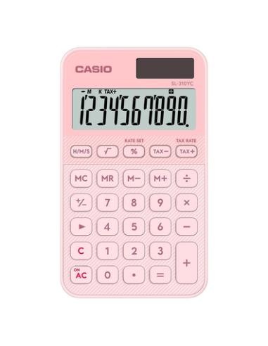Casio SL-310YC calculadora Bolsillo Calculadora básica Rosa claro