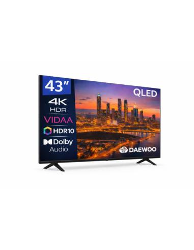 Daewoo 43VB56QV Televisor 109,2 cm (43") 4K Ultra HD Smart TV Wifi Negro