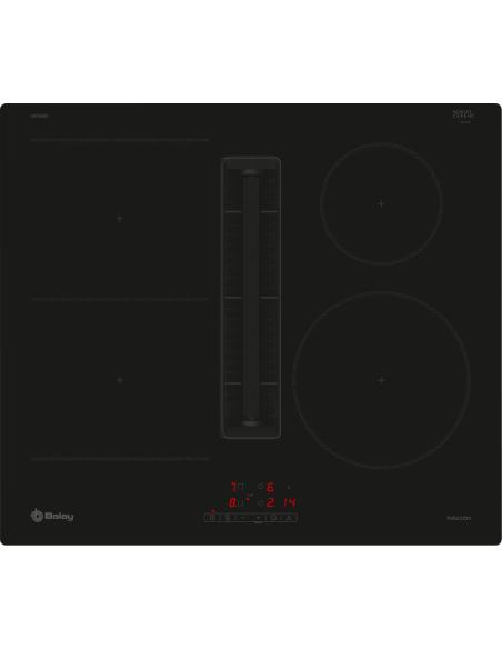 Balay 3EBC963ER hobs Negro Integrado 80 cm Cerámico 4 zona(s) Campana integrada