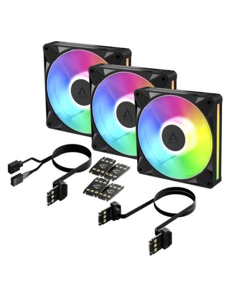 ARCTIC BioniX P14 A-RGB Carcasa del ordenador Ventilador 14 cm Negro 3 pieza(s)
