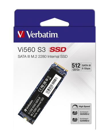 Disco ssd Verbatim Vi560 S3 M.2 SSD 512 GB 49363