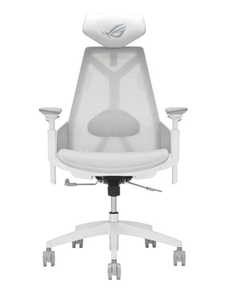 ASUS ROG Destrier Ergo Core White Silla para videojuegos de PC Asiento de malla Blanco