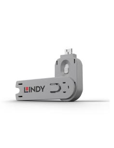 Lindy 40624 bloqueador de puerto Llave de bloqueador de puerto USB tipo A Blanco Acrilonitrilo butadieno estireno (ABS) 1 pieza(