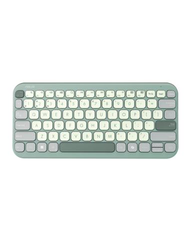 ASUS Marshmallow Keyboard KW100 teclado Hogar Bluetooth QWERTY Español Verde