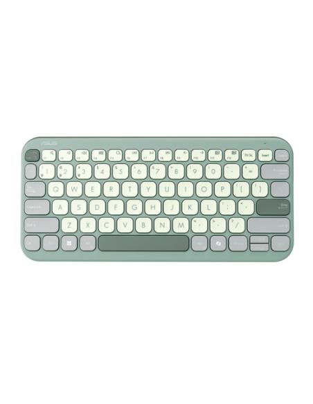 ASUS Marshmallow Keyboard KW100 teclado Hogar Bluetooth QWERTY Español Verde