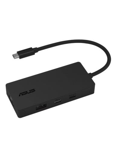 ASUS 4 in 1 USB-C Dock DC110 Alámbrico USB 3.2 Gen 2 (3.1 Gen 2) Type-C Negro