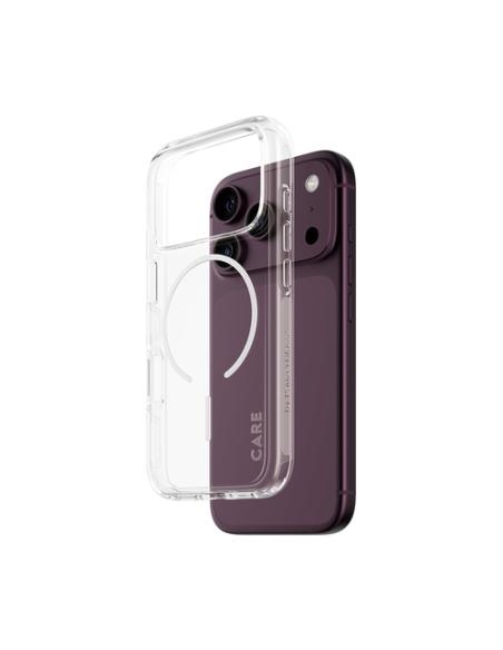 PanzerGlass CARE™ by ® Urban Explorer Case Transparent w. White MagSafe iPhone 18 Pro | 17 Pro funda para teléfono móvil Transpa