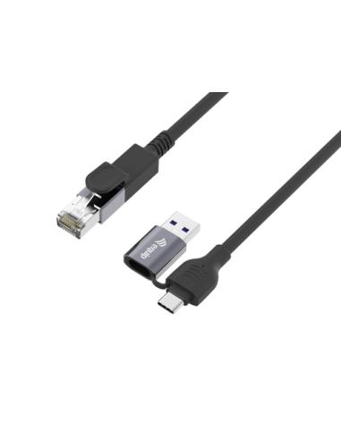 Equip 133102 cable de red Negro 2 m