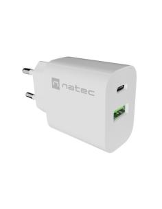 NATEC Ribera Universal Blanco Corriente alterna Carga rápida Interior