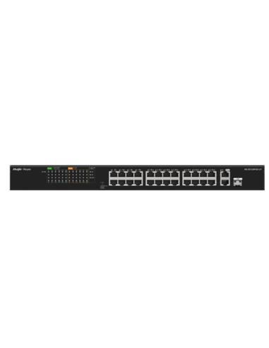 Ruijie Networks RG-ES126FGS-LP switch No administrado L2 Fast Ethernet (10/100) Energía sobre Ethernet (PoE) Negro