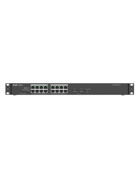 Ruijie Networks RG-ES118GS-P-L switch No administrado L2 Gigabit Ethernet (10/100/1000) Energía sobre Ethernet (PoE) Negro
