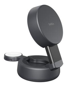 Belkin UltraCharge Pro Smartphone, Reloj inteligente Negro Corriente alterna Cargador inalámbrico Carga rápida Interior
