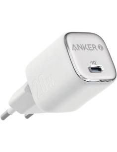 Anker A2699G21 cargador de dispositivo móvil Universal Plata, Blanco Corriente alterna Carga rápida Interior