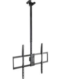 soporte de monitor/tv para techo ajustable de 1090mm hasta 1690mm desde 50' hasta 100' inclinacion +0º / -25º y giro +180º / -18