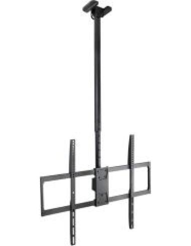 soporte de monitor/tv para techo ajustable de 1090mm hasta 1690mm desde 50' hasta 100' inclinacion +0º / -25º y giro +180º / -18