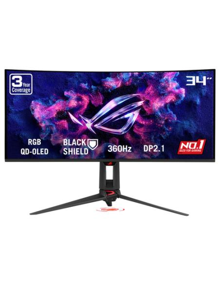 ASUS ROG Swift OLED PG34WCDN pantalla para PC 86,4 cm (34") 3440 x 1440 Pixeles Wide Quad HD QD-OLED Negro
