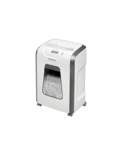 DESTRUCTORA FELLOWES 15C BLANCA / CORTE PARTICULAS 4X40 mm / SEGURIDAD P-4 / 19L / P/N: 100017466