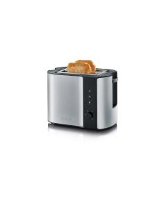 Severin 2589 2 rebanada(s) 800 W Negro, Acero inoxidable