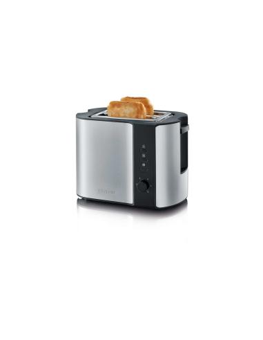 Severin 2589 2 rebanada(s) 800 W Negro, Acero inoxidable
