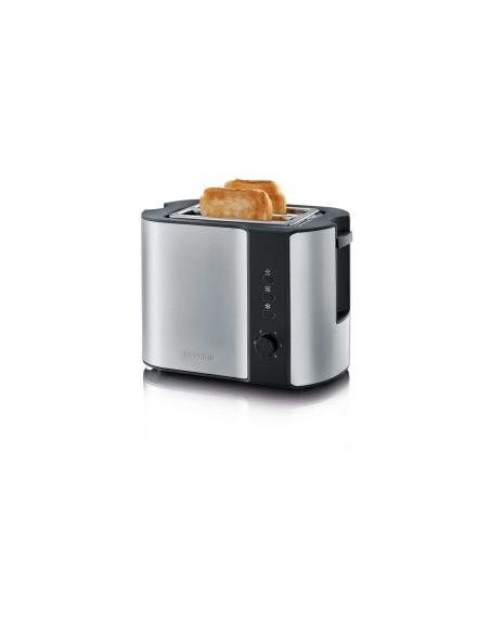 Severin 2589 2 rebanada(s) 800 W Negro, Acero inoxidable