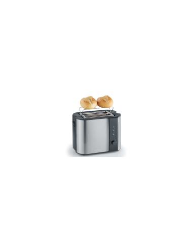 Severin 2589 2 rebanada(s) 800 W Negro, Acero inoxidable