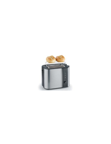 Severin 2589 2 rebanada(s) 800 W Negro, Acero inoxidable