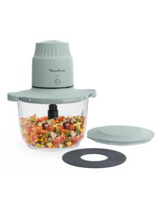 Moulinex Choppeo DJ603110 picadora eléctrica de alimentos 1 L 500 W Gris, Transparente
