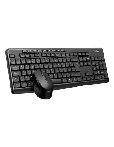 CoolBox KIT INALAMBRICO MULTIMEDIA DE TECLADO Y RATÓN SILENCIOSOS