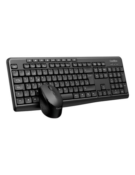 CoolBox KIT INALAMBRICO MULTIMEDIA DE TECLADO Y RATÓN SILENCIOSOS