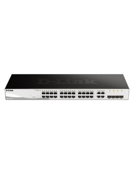 D-Link DGS-1210-28 switch Gestionado L2 Gigabit Ethernet (10/100/1000) 1U Negro