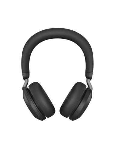 Jabra Evolve2 75 Auriculares Inalámbrico Diadema Oficina/Centro de llamadas USB Tipo C Bluetooth Base de carga Negro