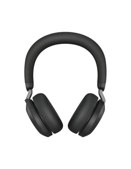 Jabra Evolve2 75 Auriculares Inalámbrico Diadema Oficina/Centro de llamadas USB Tipo C Bluetooth Base de carga Negro