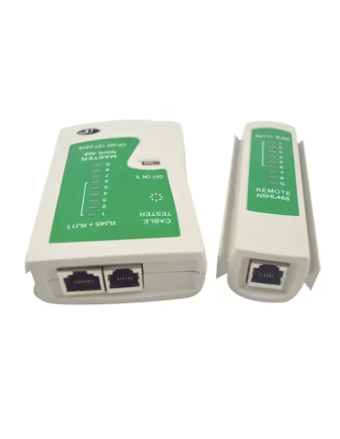 TESTER COMPROBADOR CABLES RJ45/RJ11 CROMAD CR0122