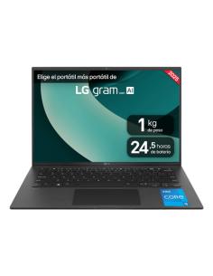 LG Gram Intel® Core™ i5 i5-1334U Portátil 35,6 cm (14") WUXGA 8 GB LPDDR4x-SDRAM 256 GB SSD Wi-Fi 6E (802.11ax) FreeDOS Negro QW