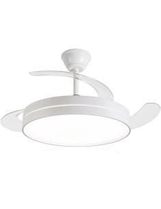 VENTILADOR DE TECHO DAEWOO DW5008 BLANCO / 42" (106 CM) / ASPAS RETRÁCTILES / LED 35W REGULABLE / MOTOR 30W / 6 VELOCIDADES / CO