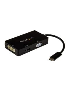 StarTech.com Adaptador USB-C de Vídeo Multipuertos - 3en1 - 4K 30Hz - Negro