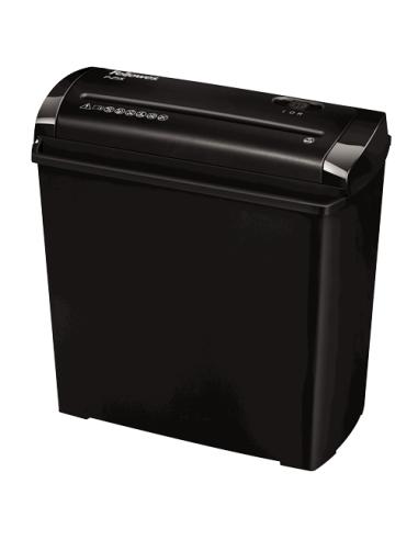 Fellowes P-25S triturador de papel Corte en tiras 22 cm Negro, Gris