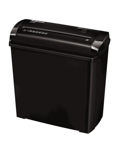 Fellowes P-25S triturador de papel Corte en tiras 22 cm Negro, Gris